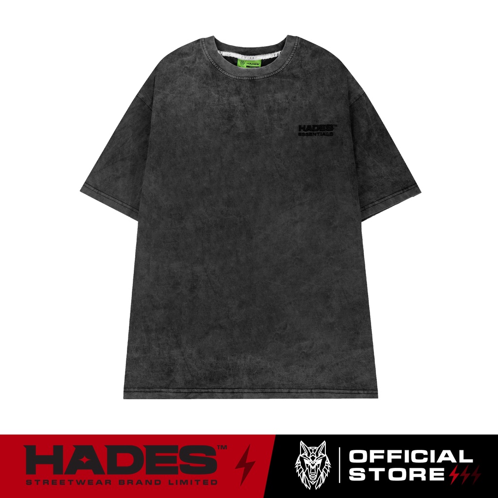 Áo Thun Tay Lỡ Unisex BASIC WASH - HADES Brand Chính Hãng