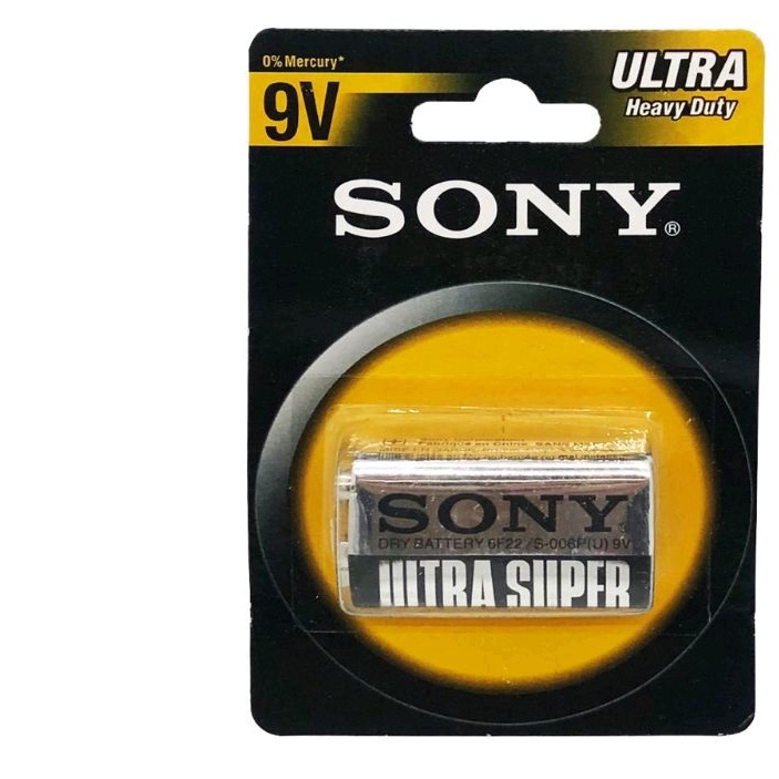 Pin vuông Sony Ultra Heavy Duty 9V dùng cho đồ chơi, Radio