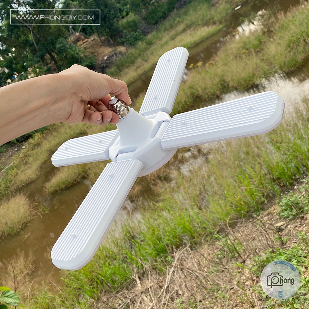 Bóng đèn led 4 cánh 60W