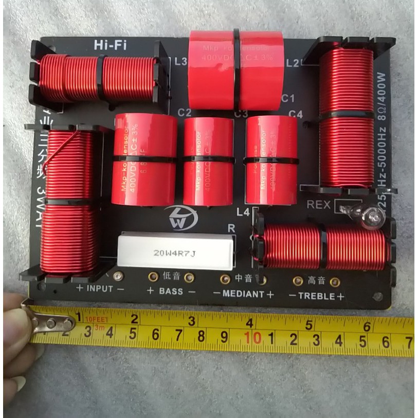 BỘ 2 MẠCH PHÂN TẦN 3 LOA - 1 BASS 1 TRUNG 1 TREBLE H883 CAO CẤP - MẠCH PHÂN TẦN 3 ĐƯỜNG TIẾNG