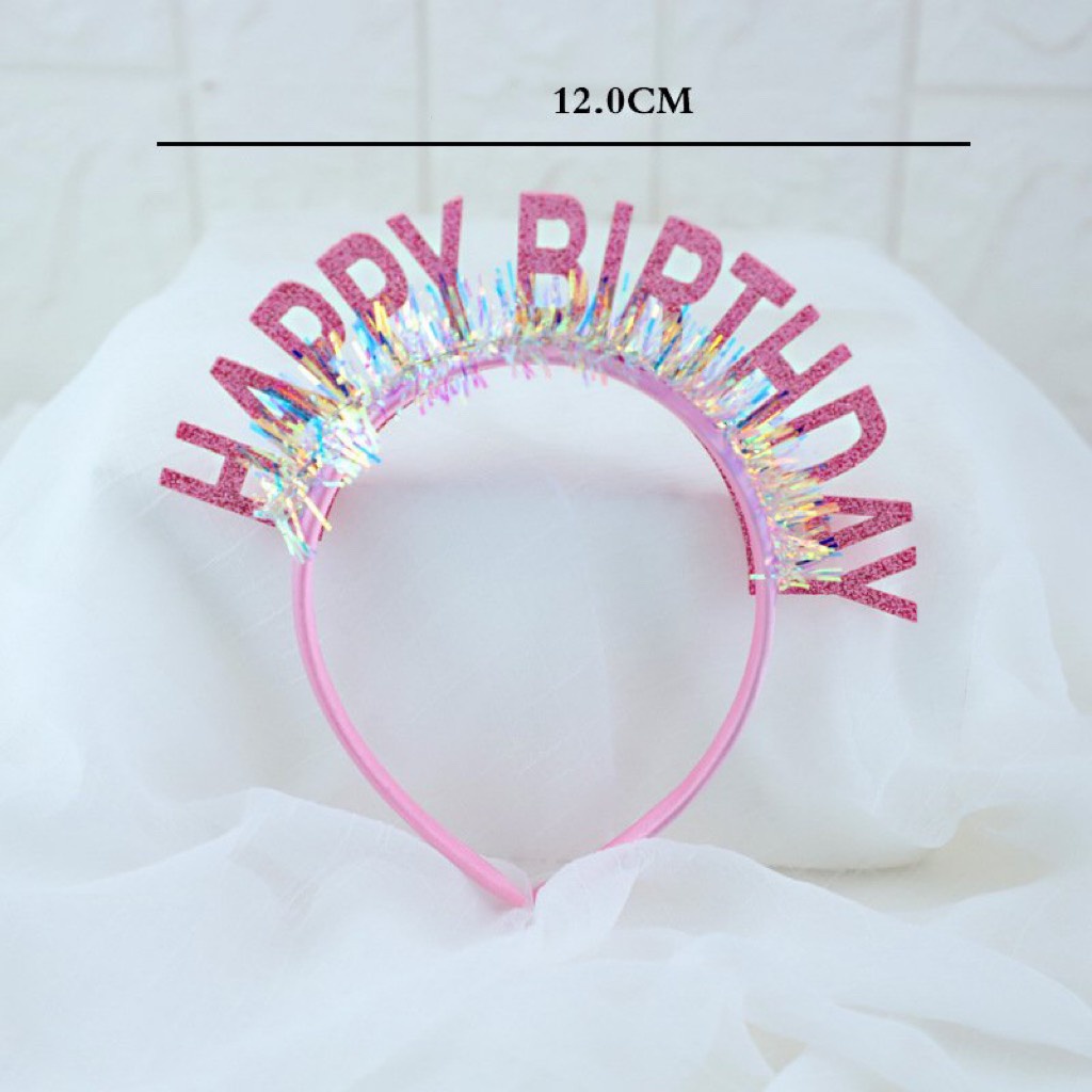 [SIÊU RẺ❤️] – Bờm Happy Birthday M1 - Trang trí bánh sinh nhật bánh kem