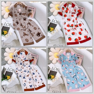 Đồ bộ lụa mango lửng boo boo nhiều mẫu mới