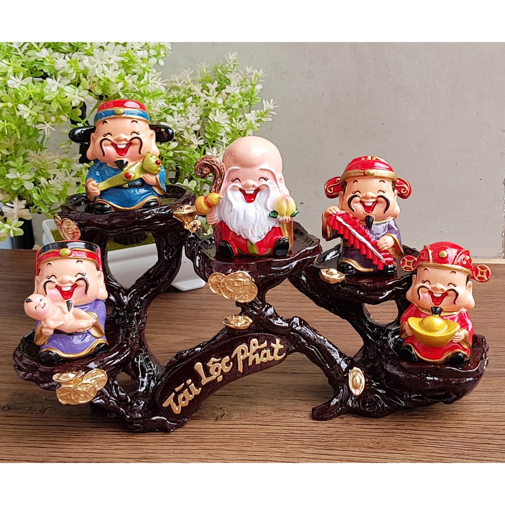 Chân đế ngang 5 ô Tài Lộc Phát - mẫu mới thuần Việt ánh vàng | BigBuy360 - bigbuy360.vn