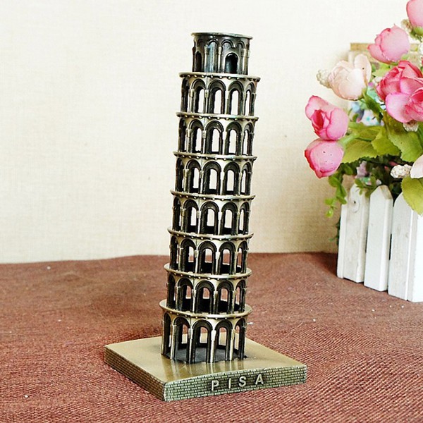 Mô hình tháp nghiêng Pisa cao 19.5 cm - Do_luu_niem