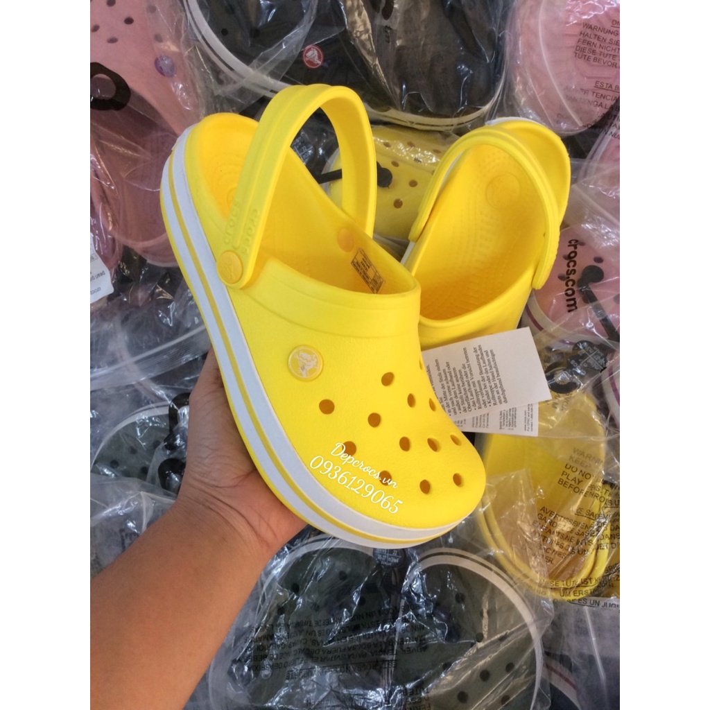 (Chính Hãng) Dép Sục Crocs Band Chính Hãng Tặng Kèm Stickers (bảng màu 2)  - Crocs House