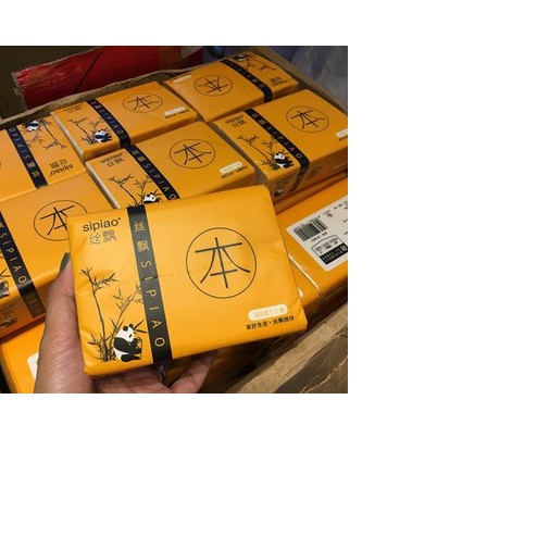 Thùng 30 gói giấy ăn gấu trúc sipiao