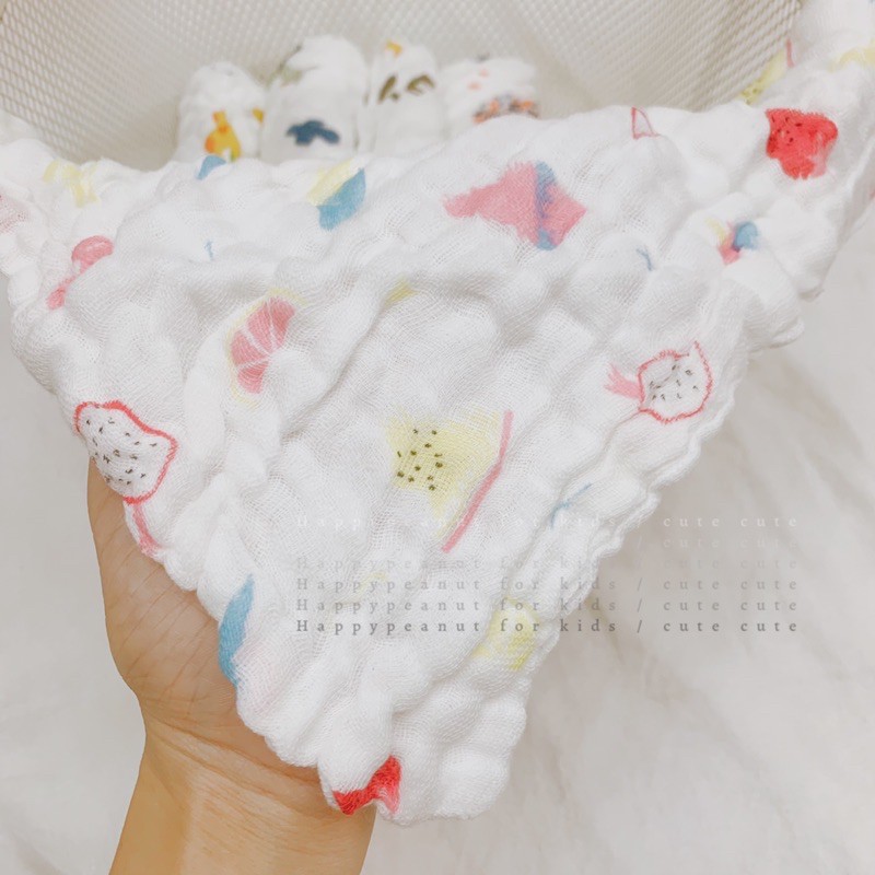 [ĂN DẶM] Set 5 khăn sữa eden mềm mại Kiluta cho bé