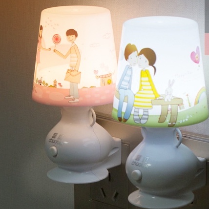 Đèn Ngủ Cắm Điện Mini Led Hoạt Hình, Cảm Ứng Ánh Sáng Tự Động Ánh Sáng Dịu MEILI STORE