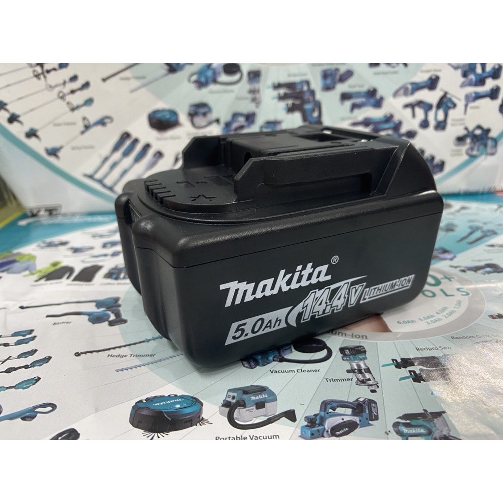 BN. Vỏ Makita 4s 14.4v sạc adapter. Có báo pin, tem đáy như zin.