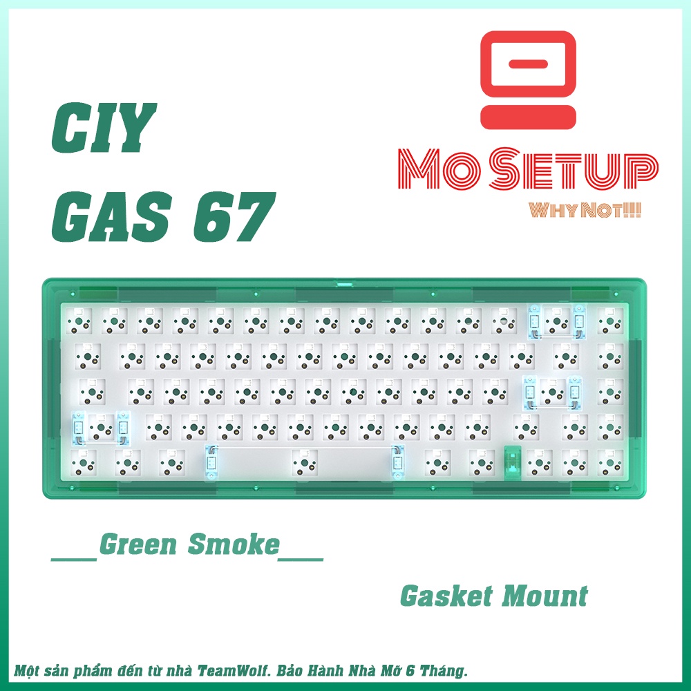 _Kit bàn phím cơ_GAS67_Gasket Mount_Hotswap_Stab PCB Mount_TeamWolf_Mỡ Setup_Kit bàn phím cơ_LayOut 67