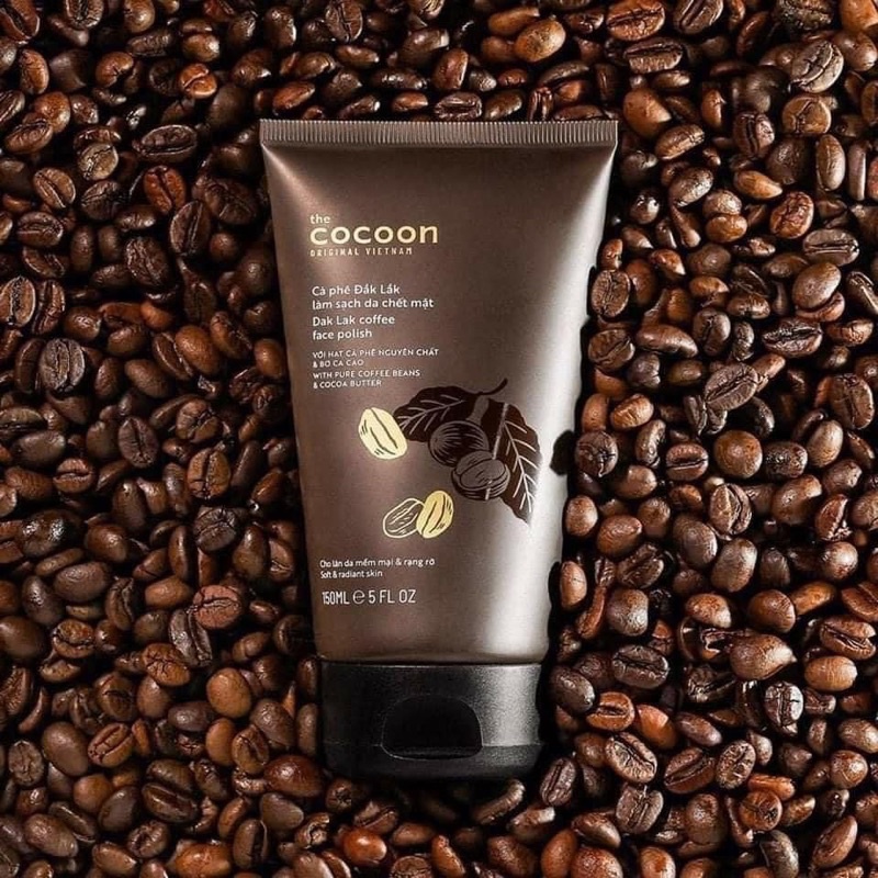 Tẩy Da Chết Mặt Cà Phê Cocoon Dak Lak Coffee Face Polish 150ml