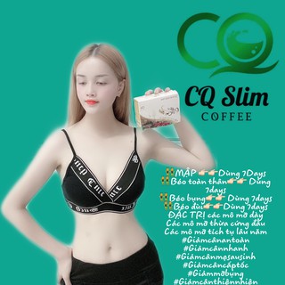 [ chính hãng] giảm cân CAFE CQ SLIM COFFEE 3IN1 cafe của thái