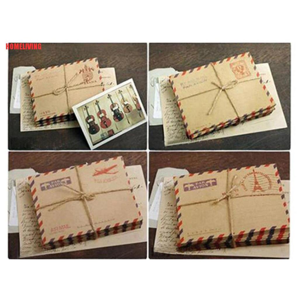 Set 10 Tấm Bưu Thiếp Mini In Chữ Mới