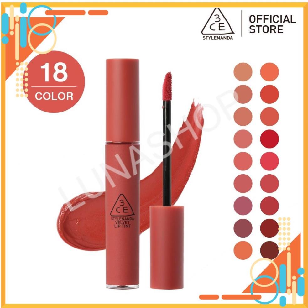 Son Kem Lì 3CE Mịn Màng Như Nhung 3CE Velvet Lip Tint 4g | Official Store Lip Make up Cosmetic