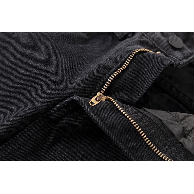 Quần Jean Dài Lưng Cao Dáng Rộng Thiết Kế Mới Thời Trang Theo Phong Cách Hàn Quốc