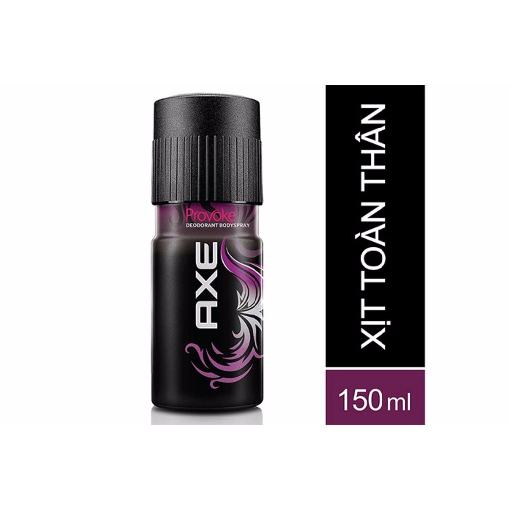 Xịt khử mùi khô thoáng toàn thân AXE Provoke hương quyến rũ cho phải mạnh 150ml