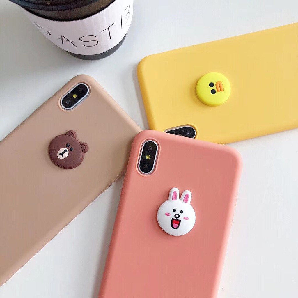 Ốp điện thoại TPU mềm mặt hình hoạt hình cho IPHONE 12 mini 11 pro max 5 5s 6 6s 7 8 plus x xs max xr