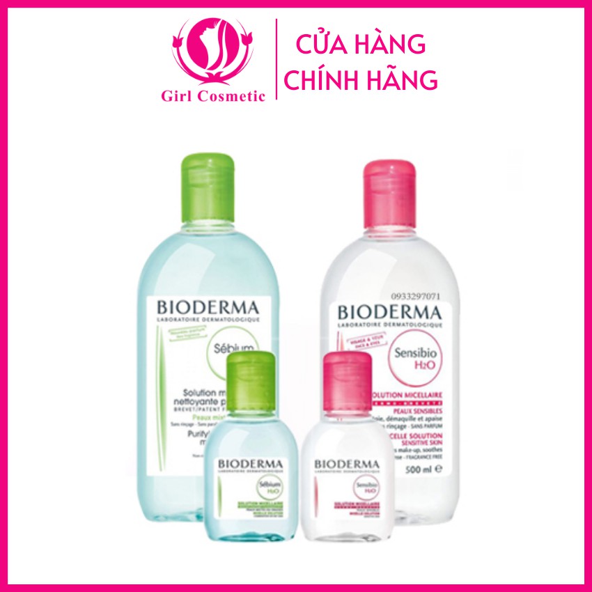 Nước Tẩy Trang Bioderma Pháp cao cấp dành cho mọi loại da