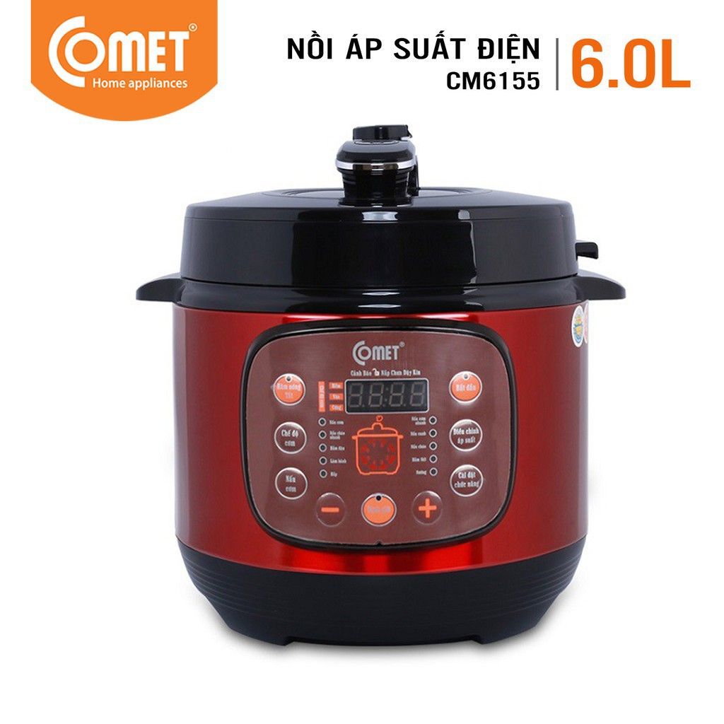 NAZ MI1 Nồi áp suất điện 6.0L Comet - CM6155 58 15