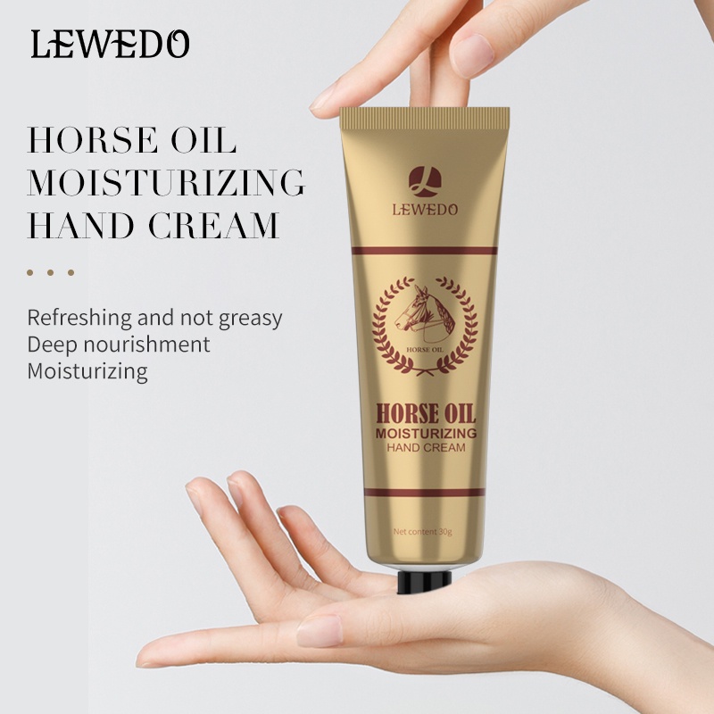 Kem dưỡng ẩm da tay LEWEDO chiết xuất dầu ngựa 30g