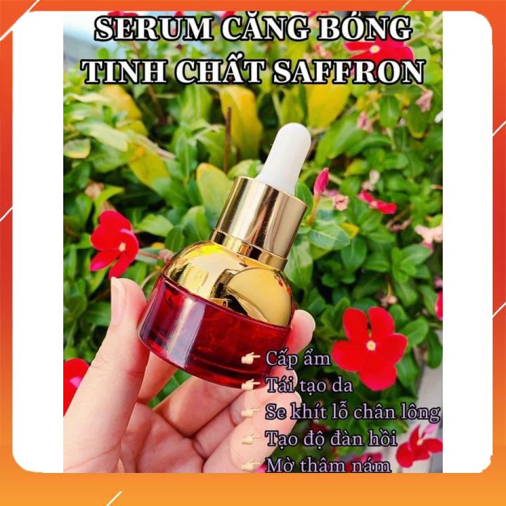 SERUM Căng Bóng Tinh Chất SAFFRON Giúp Mờ Thâm N.á.m, Tạo Độ Đàn Hồi Tốt Cho Da