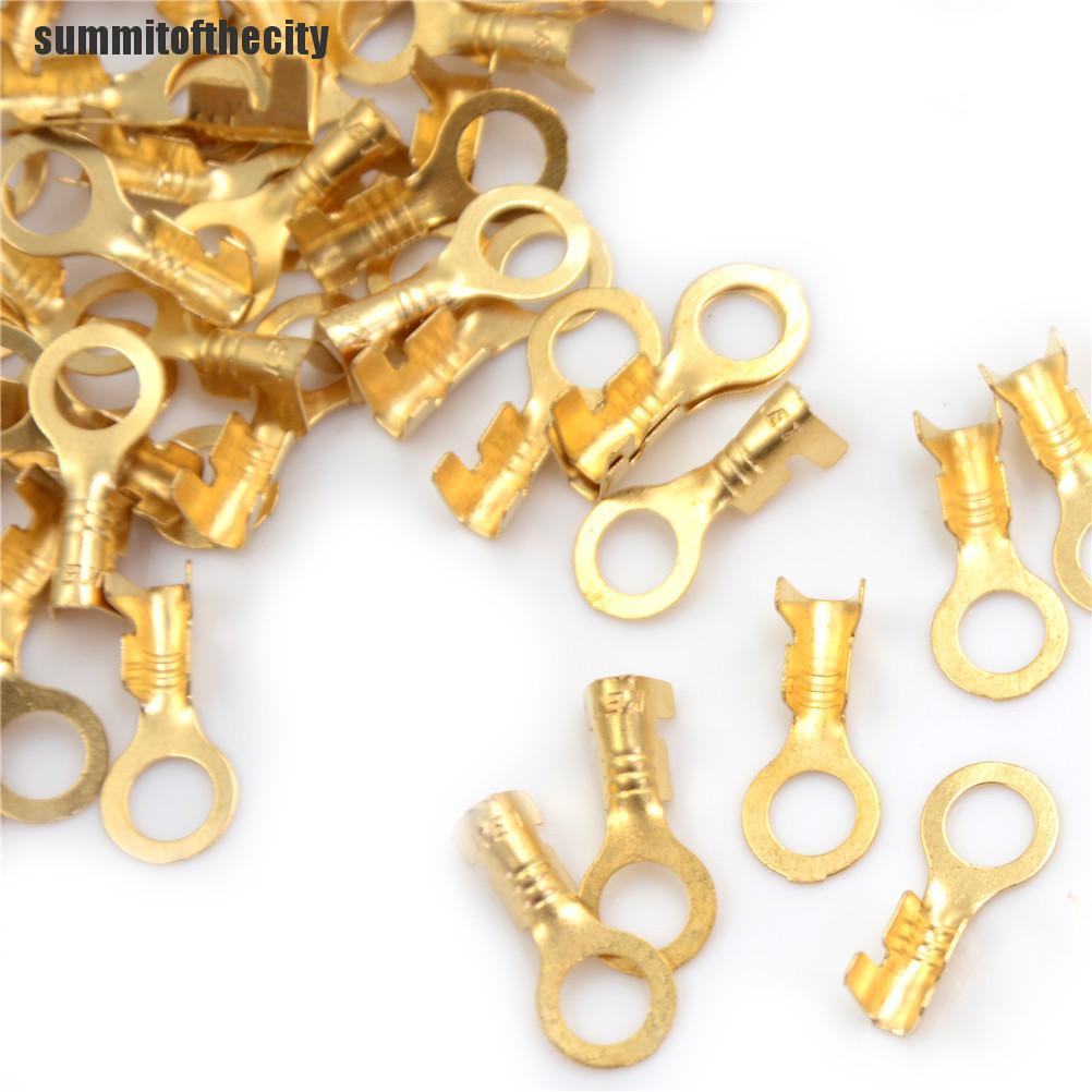 Set 100 Đầu Nối Dây Điện Mạ Vàng 5.2mm Chất Lượng Cao