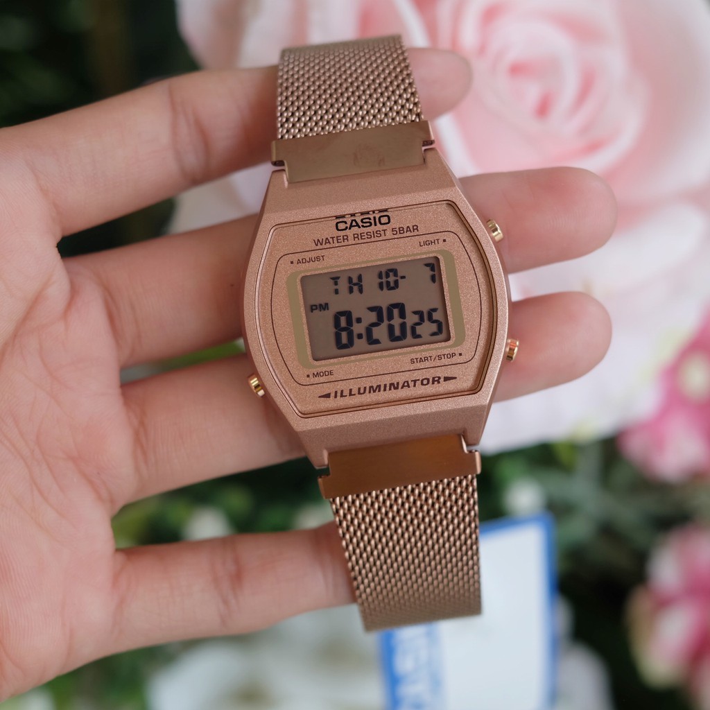 Đồng Hồ Casio Nữ Dây Kim Loại B640WMR-5ADF Chính Hãng