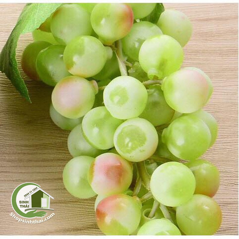 Chùm quả nho giả màu xanh - trái cây giả cao cấp