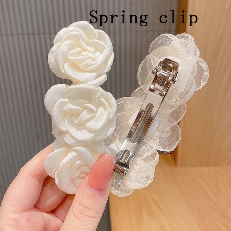 Kẹp Tóc Hình Hoa Hồng Dễ Thương Cho Nữ