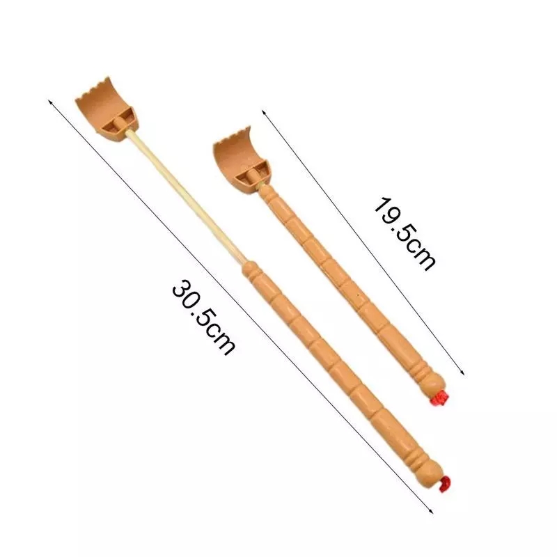 [Hàng mới về] Thanh Gãi Lưng Làm Từ Gỗ Có Thể Kéo Dài Sử Dụng Tiện Lợi