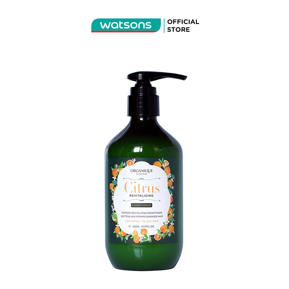 Dầu Xả Organique Phục Hồi Hương Cam Chanh Citrus Revitalizing Conditioner 500ml