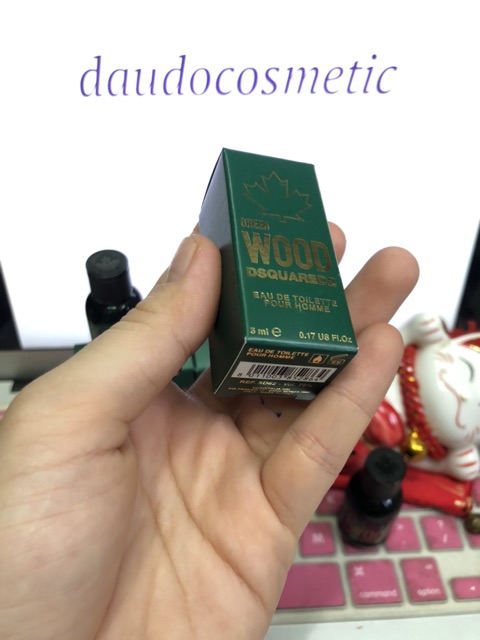 [ mini ] Nước hoa nam DSQUARED2 Green Wood Pour Homme EDT 5ml | BigBuy360 - bigbuy360.vn