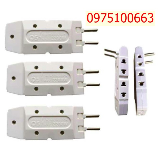 Ổ chia 3 -5 Sopoka - Phích cắm điện thông minh 1 chia 3 , 1 chia 5 SOPOKA Q3T/5T  - Phích cắm điện