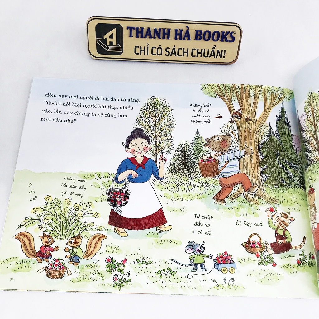 Sách - Tranh Truyện Ehon Nhật Bản - Những cuốn ehon của bà Baba dành cho bé 2-6 tuổi - Sato Wakiko (6q lẻ tùy chọn)