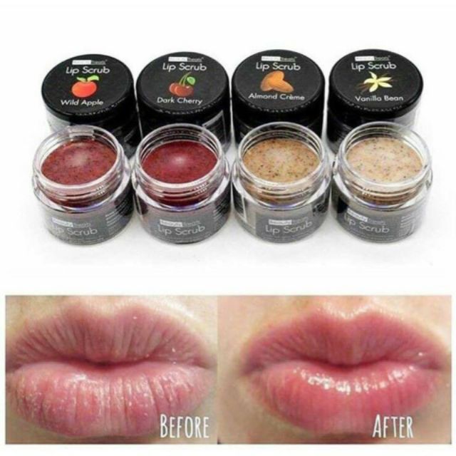 Tẩy tế bào chết môi Beauty Treats Lip Scrub đủ mùi