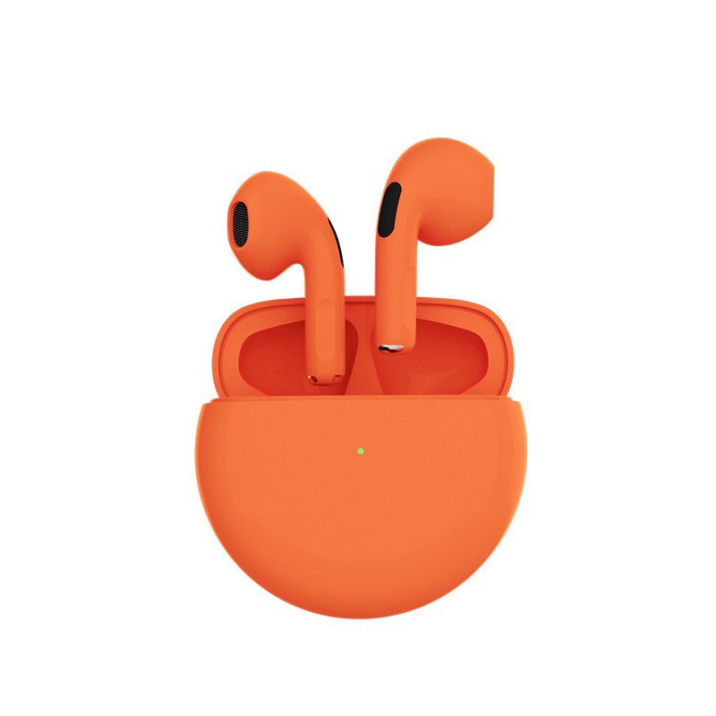 Tai nghe không dây bluetooth pro 6 hình tròn độc lạ kiểu mới trên thị trường âm thanh sống động mới mẻ