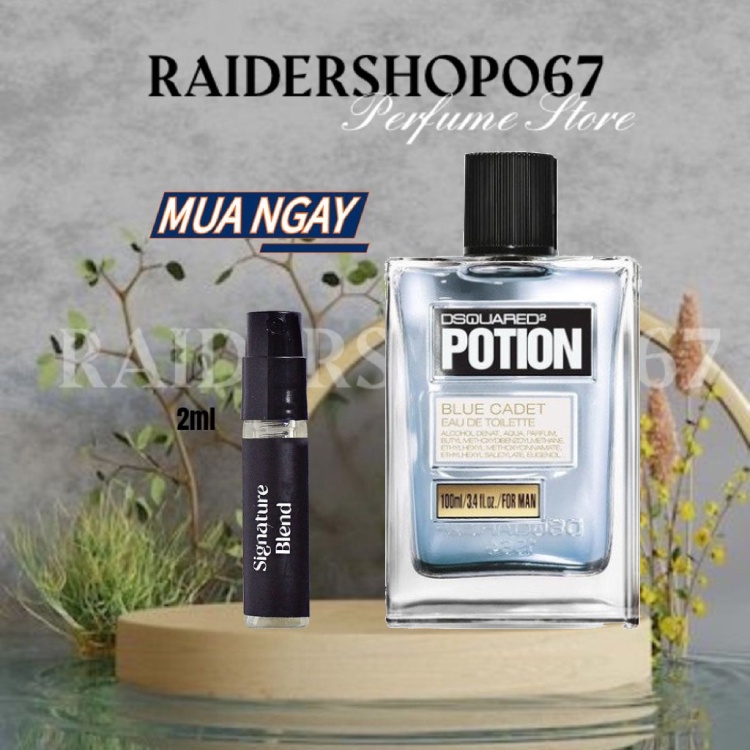 Nước hoa nam Potion Blue Cadet của hãng DSQUARED² ®️