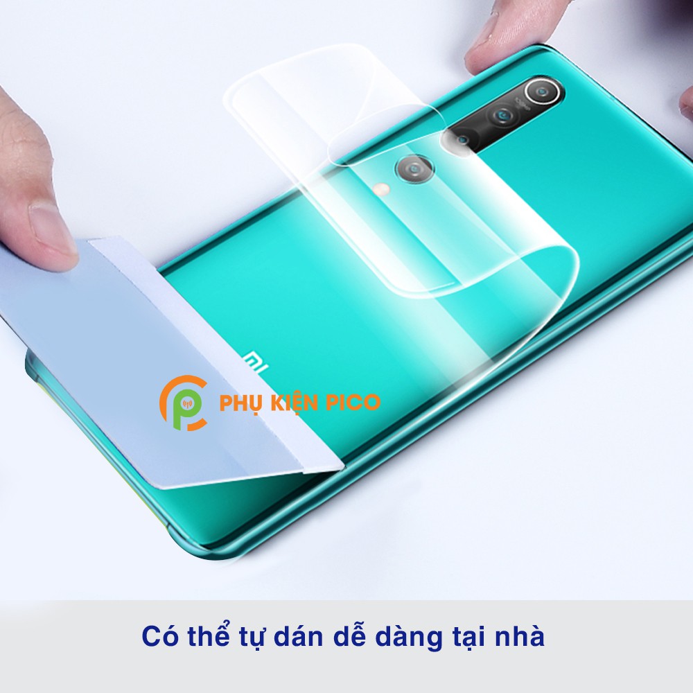 Dán lưng Mi 10 full mặt lưng dẻo trong suốt PPF tự phục hồi vết xước - Dán lưng Xiaomi Mi 10