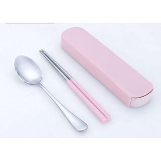 Bộ muỗng đũa lúa mạch có hộp đựng