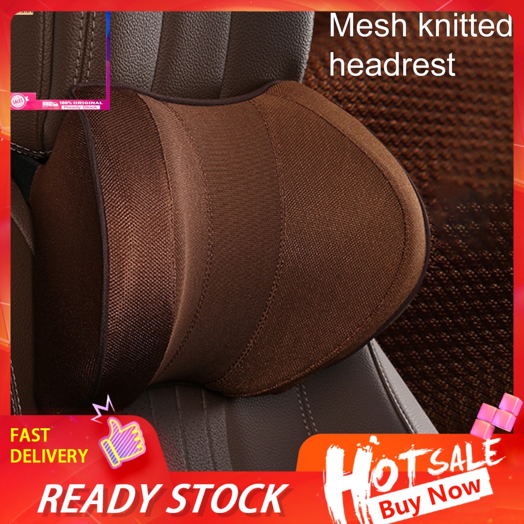 Gối tựa đầu kê cổ phồng chậm bằng cotton 3d tiện dụng cho xe hơi