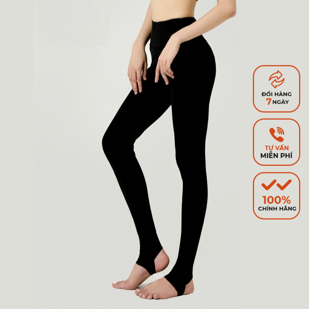 Quần Legging Dẫm Gót Livan Sport Cạp Cao Tôn Dáng Thoáng Khí Co Dãn Bền Đẹp
