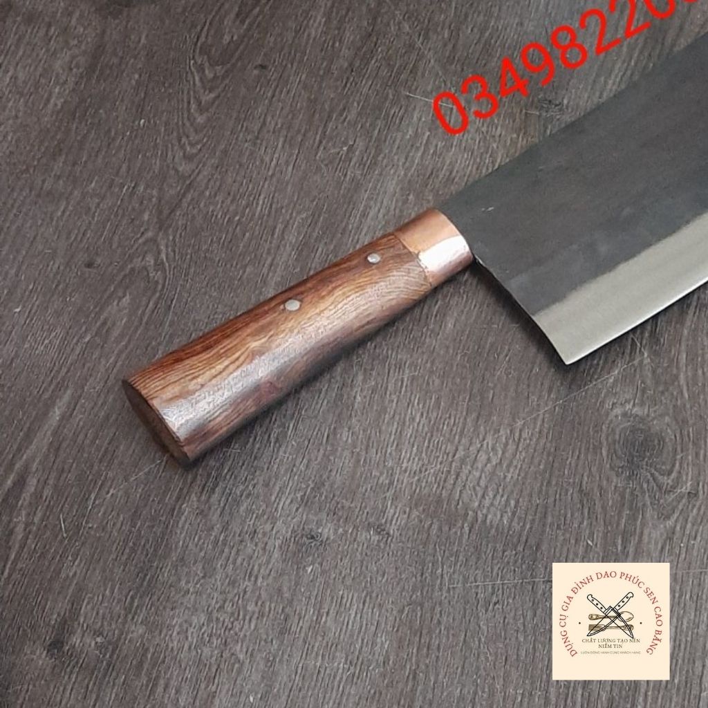 Dao chặt gà vịt được làm từ thép nhíp xe zil sắc bén bền bỉ  dao phúc sen cao cấp