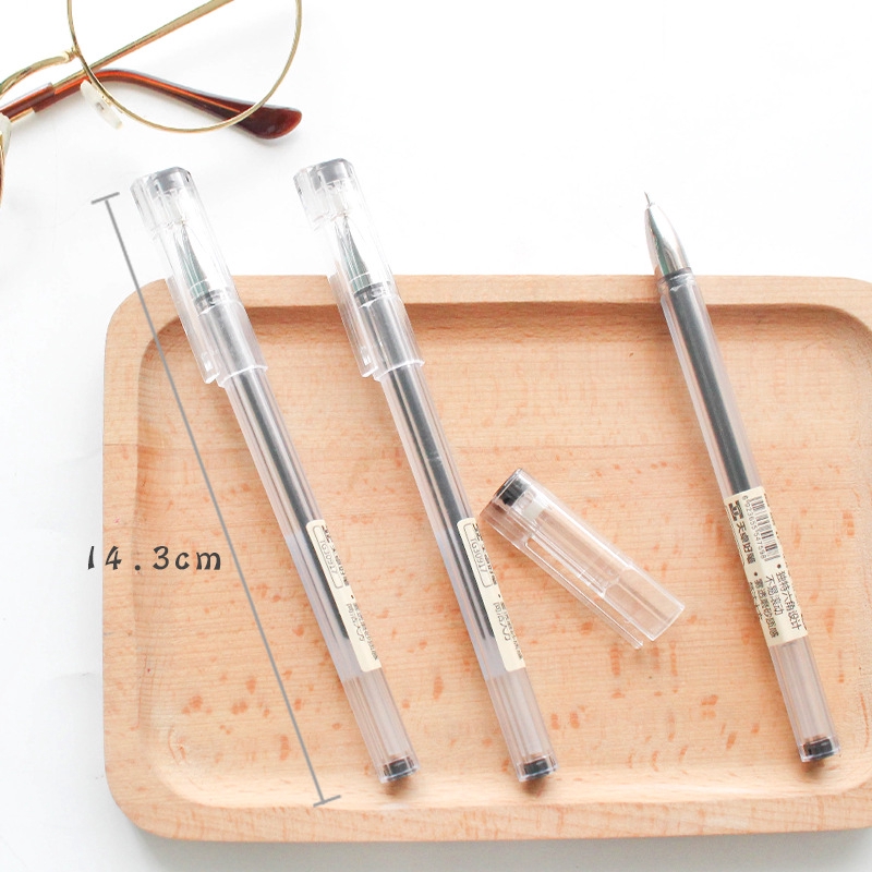 Bộ 6 Ruột Bút Mực Đen Kiểu MUJI Sáng Tạo