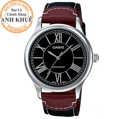 Đồng hồ nam dây da Casio Anh Khuê MTP-E113L-1ADF