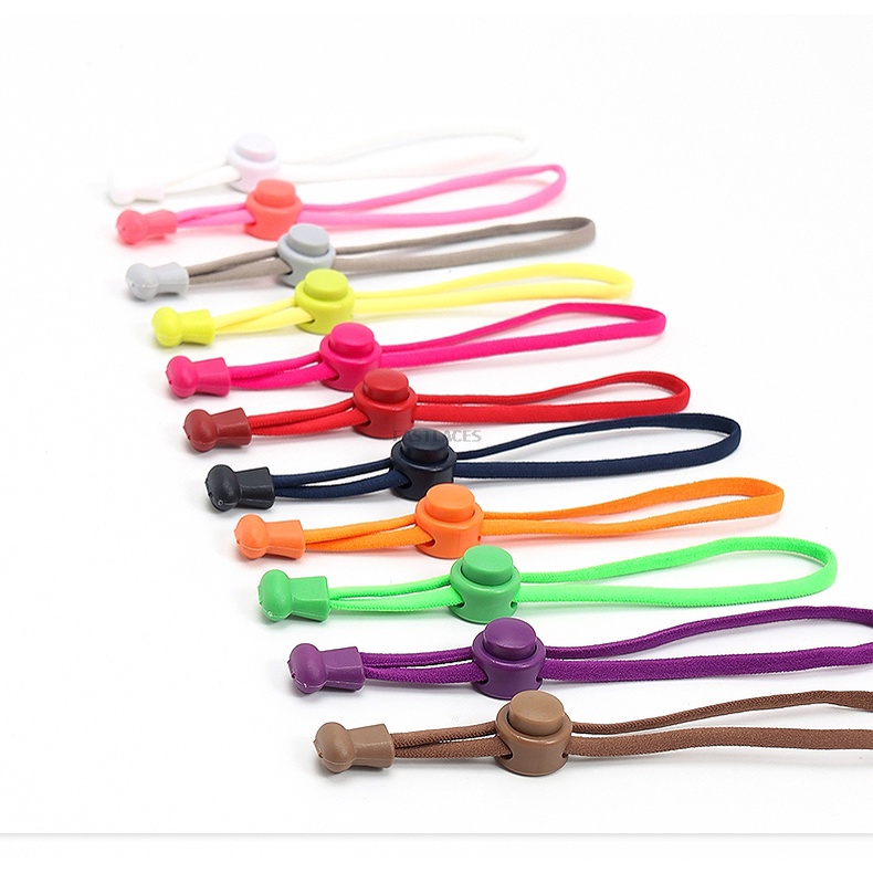 1 Cặp Dây Giày Thể Thao Co Giãn Không Cần Buộc Tiện Lợi