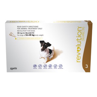 REVOLUTION Tuýp nhỏ gáy ve rận cho chó trưởng thành 5~10kg.(giá 1 ống)