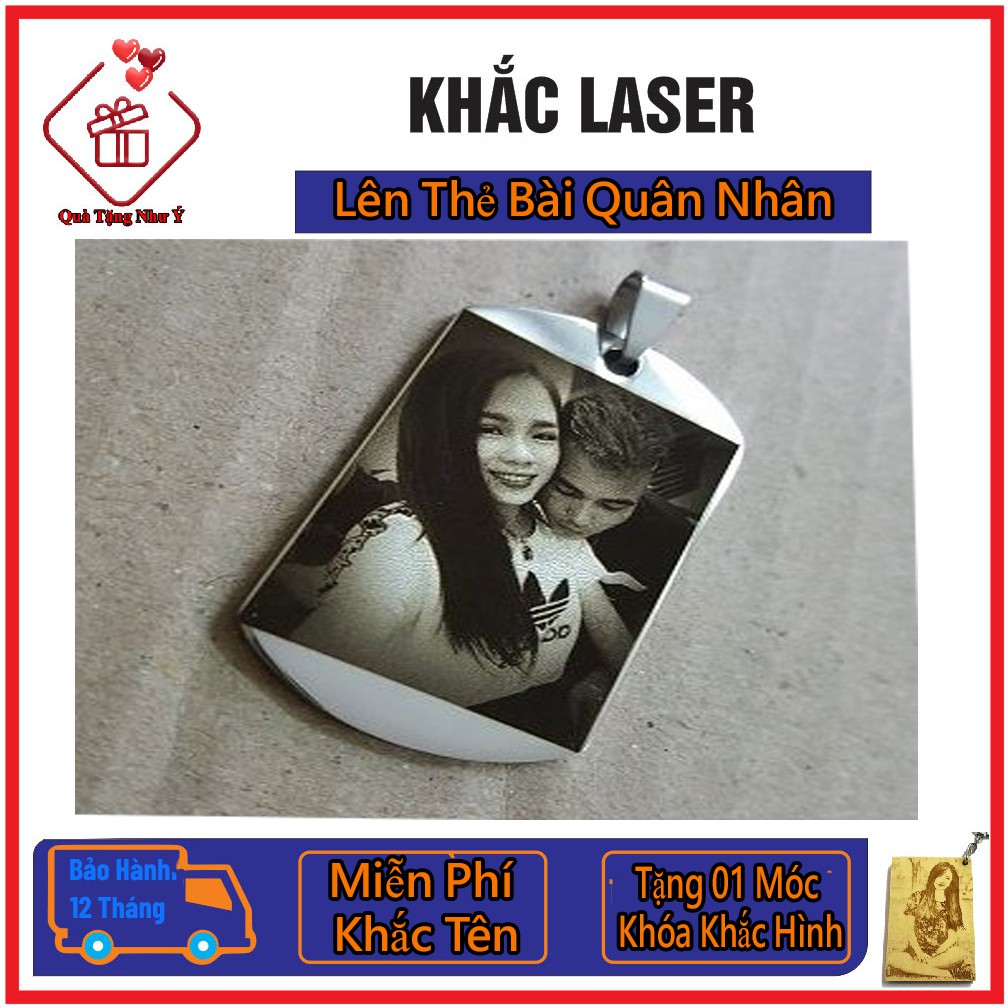 Dây Truyền Thẻ Bài Khắc Tên Hình