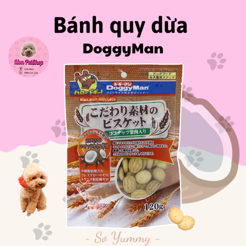 Bánh quy trứng , dừa DoggyMan 120gr