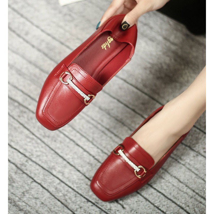 HÀNG CÓ SẴN (Size 40➡️44) _ Giày Oxford Khóa Dây Ngang da siêu mềm _Big Size | BigBuy360 - bigbuy360.vn