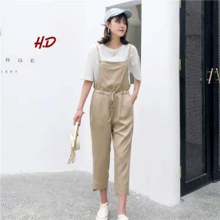 Yếm kaki rút eo lệch gấu_HD05(không kèm áo)